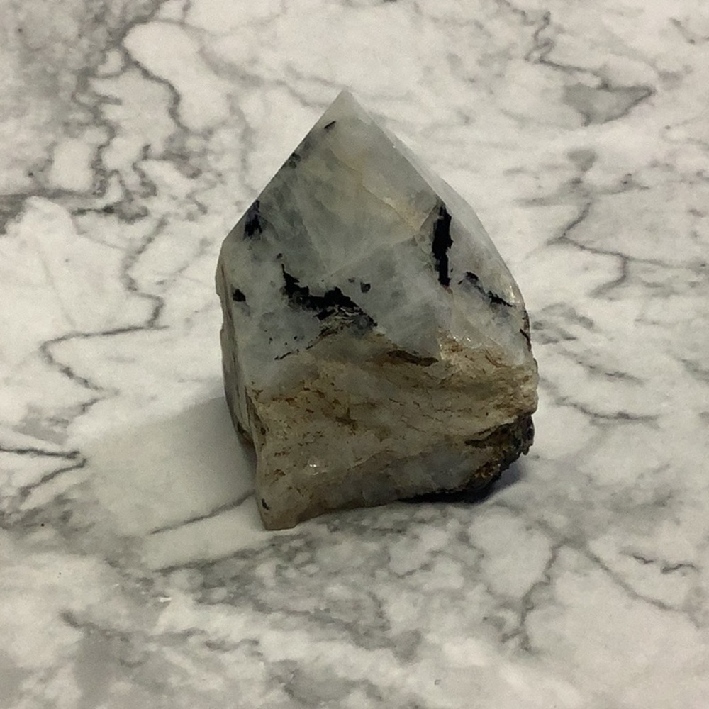 Rainbow Moonstone Crystal Point Top (7.5 oz)